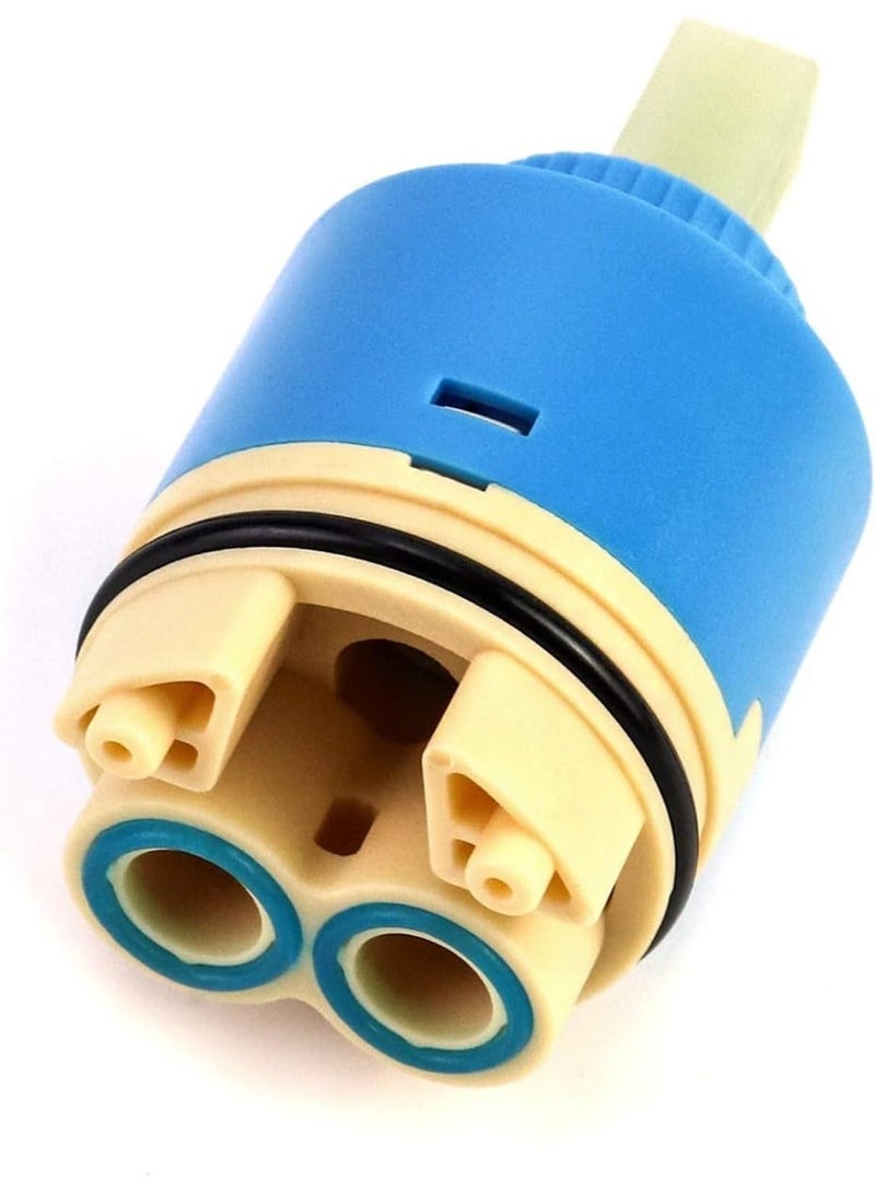 يُسلِّم خرطوشة صنبور، خرطوشة صنبور سيراميك، صمام خرطوشة قرص سيراميك، خرطوشة داخلية بديلة لصنبور المطبخ، مع قاعدة خرطوشة (الحجم: 40 مم) - Image 1